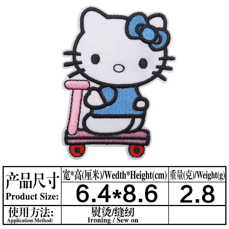 Wholesale DIY patchs cute cat patch children' s clothing bag OLY Exclusive